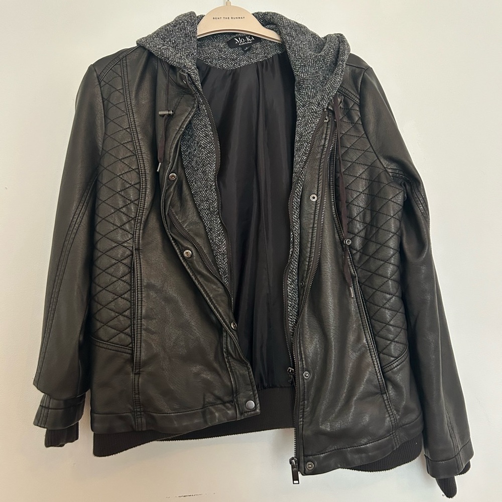 Vegan Leather Jacket Never Worn- Mo-Ka Santa Fe Apparel